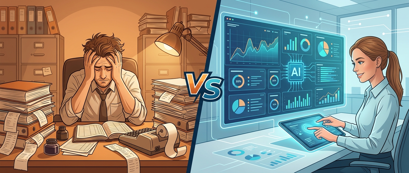 Đối Chiếu Sổ Phụ Ngân Hàng: Thủ Công vs AI — So Sánh Thực Tế 2026